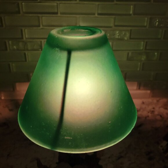 Westland Giftware Owl Family Candle Holder With Green Shade - Picture 7 of 9